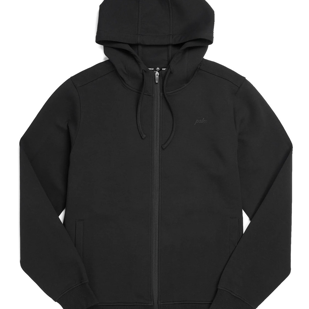 Men's Black Hoodie Sweater - Palm Golf